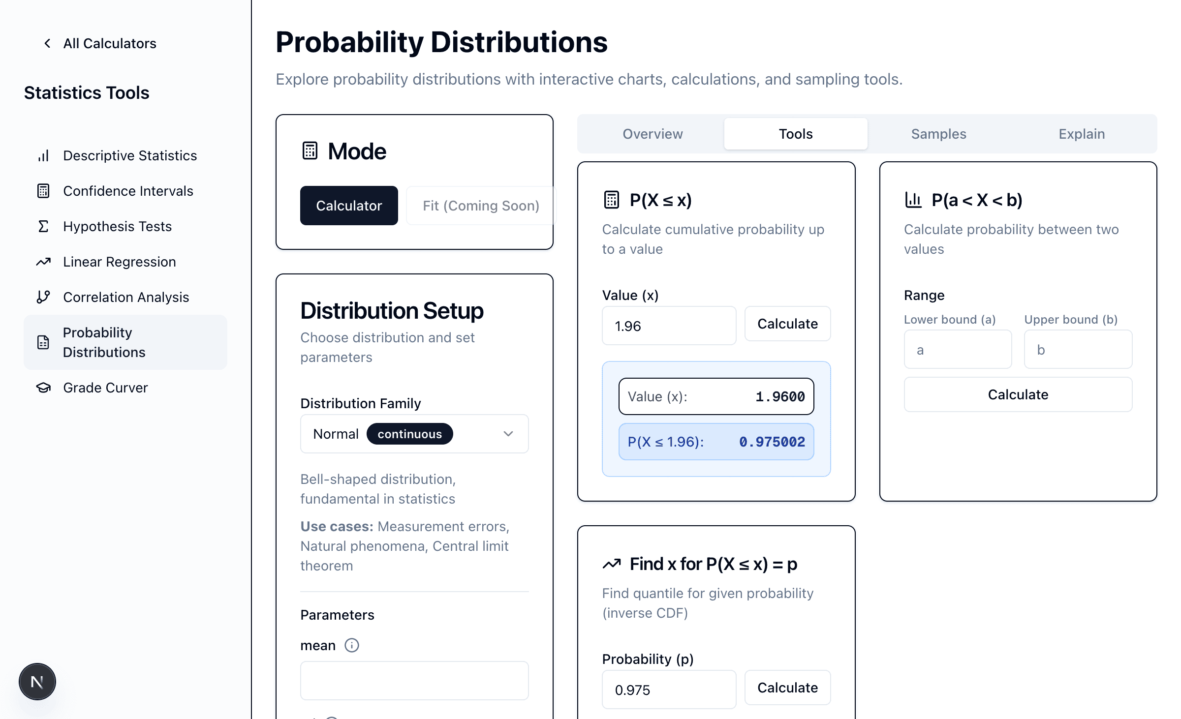 Finding the critical value where P(X ≤ x) = 0.975